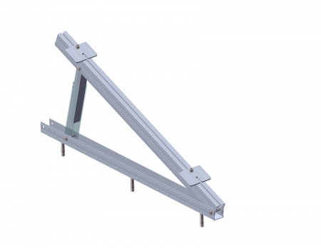 Треугольная опора для крепления СБ с переменным углом от 30 до 55 гр