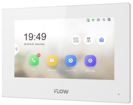 Видеодомофон F-VI-3242IPE1/White